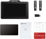 Wireless transceiving monitor with two antennas and included cables and instruction cards