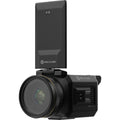 VenusLiv V2 livestream camera with rear display and front lens, black