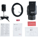 VenusLiv V2 livestream camera kit with cable, manuals, and included accessories