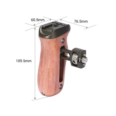 SmallRig HSS2642 Wood Side Handle cu Arri-Style Mount - View 2