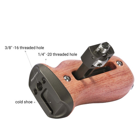 SmallRig HSS2642 Wood Side Handle cu Arri-Style Mount - View 4