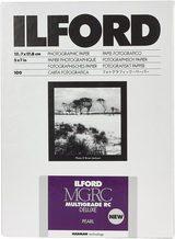 Ilford Multigrade RC Deluxe Pearl photographic paper pack, 12.7×17.8 cm, 100 sheets