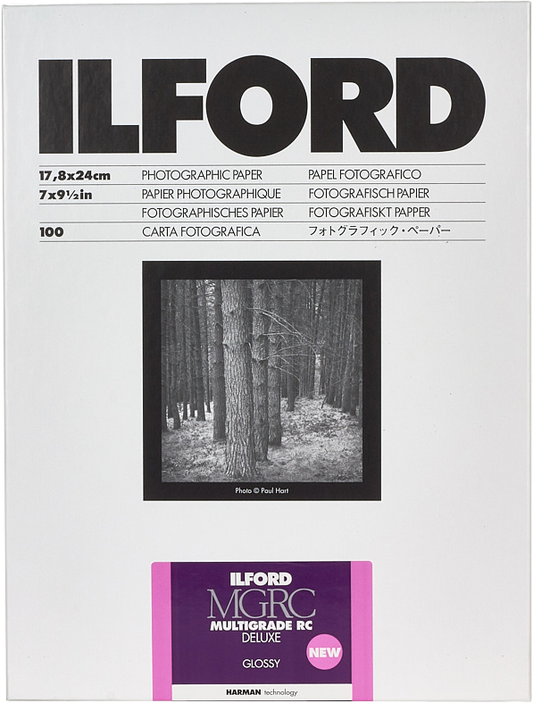 Ilford Multigrade RC Deluxe Glossy 17.8 x 24cm 25buc - View 1