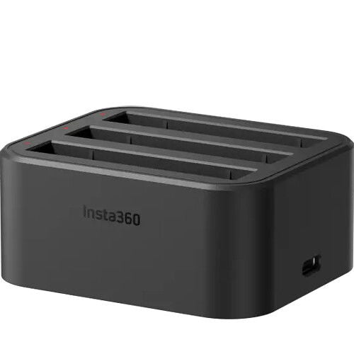 Incarcator rapid pentru X3, baza neagra cu trei sloturi de incarcare