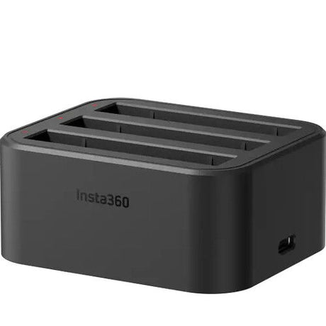 Incarcator rapid pentru X3, baza neagra cu trei sloturi de incarcare