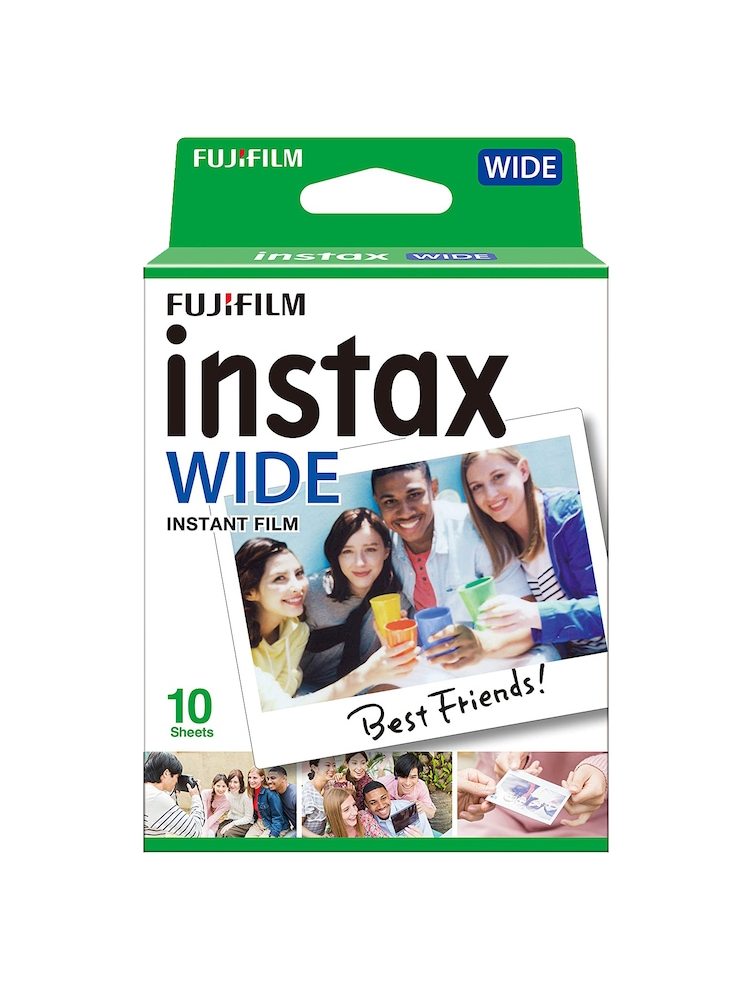Fujifilm Instax Wide instant film pack, 10 sheets, box front