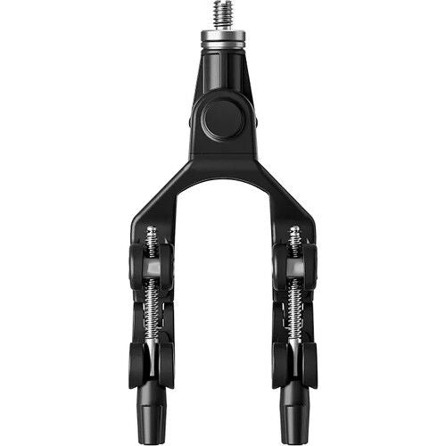 Suport bicicletă Insta360 cu patru șuruburi de fixare, vedere frontală, negru