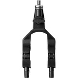 Suport bicicletă Insta360 cu prindere centrală și două brațe reglabile, negru