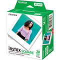 Instax Square: pachet 20 foi, cu probă foto pătrată pe cutie verde