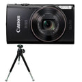 Aparat foto compact negru Canon IXUS 285 HS cu trepied