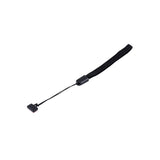 Șnur lung de prindere pentru capac obiectiv, negru, cu conector pentru fixare