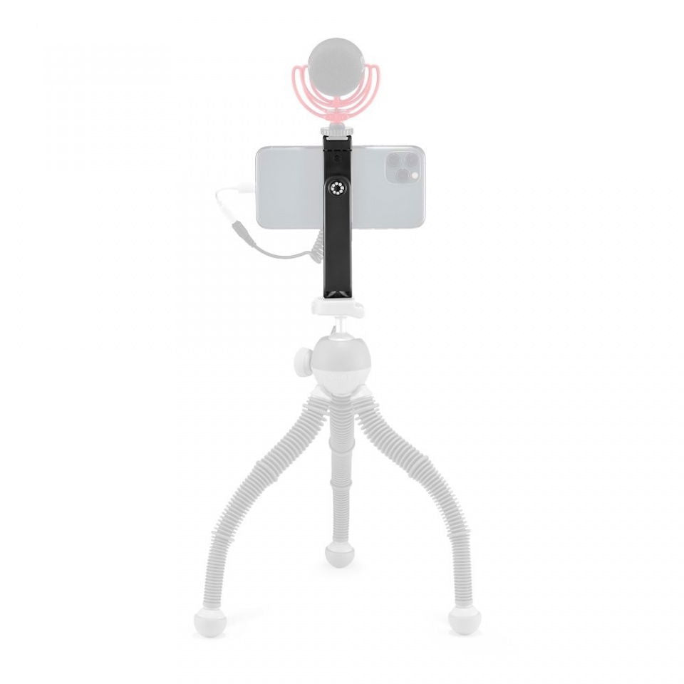 Suport smartphone Joby GripTight 360 pe trepied, clemă neagră cu patină dublă