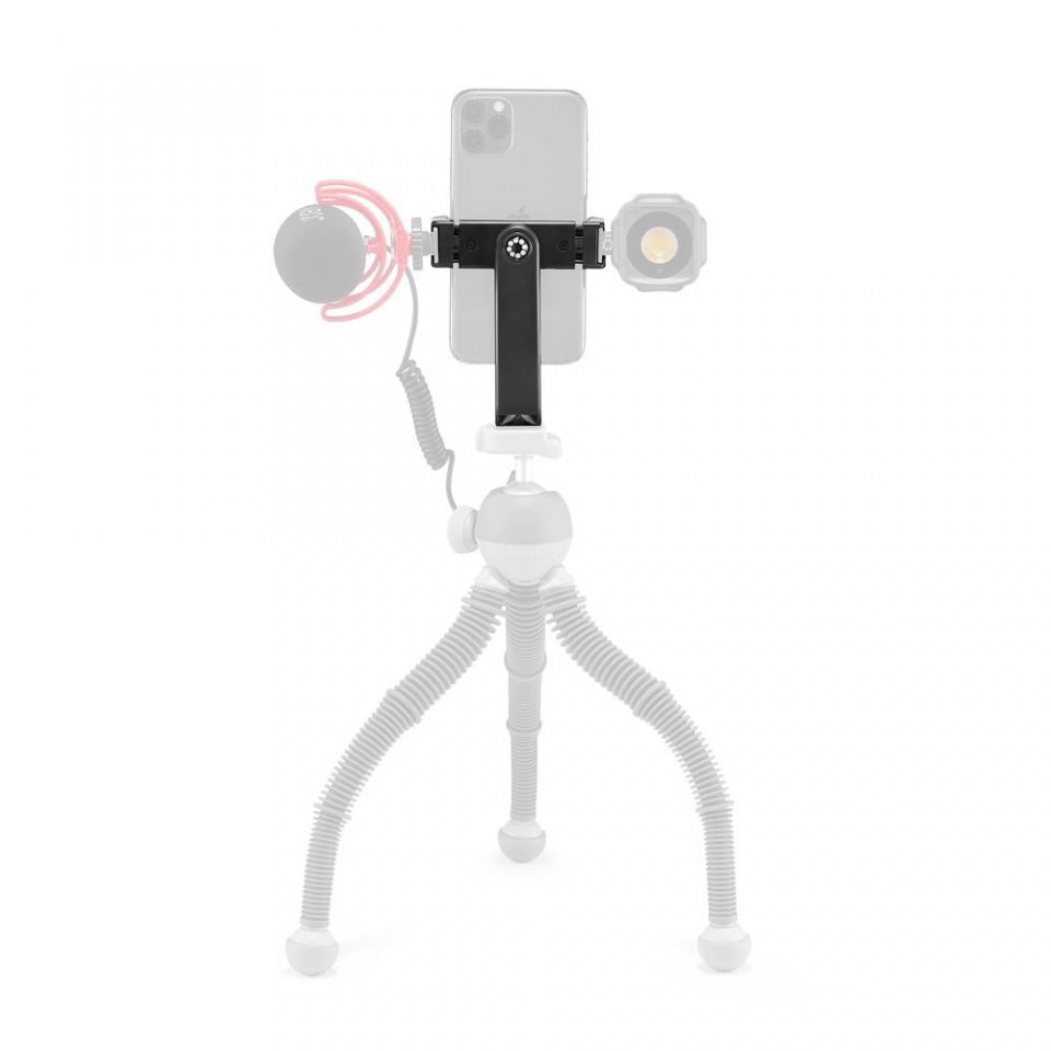 Suport smartphone Joby GripTight 360 pe trepied, clemă neagră și patină dublă