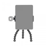 Suport tabletă pe minitrepied negru cu accesoriu lateral circular