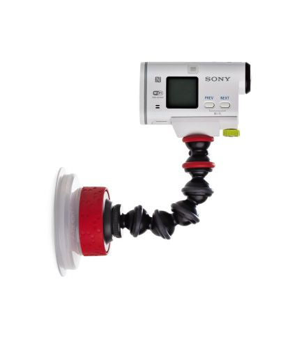 Ventuză circulară cu braț flexibil, inel roșu și cameră compactă
