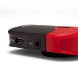 Microfon lavalier wireless Joby Wavo AIR, conector USB și intrare MIC pe lateral