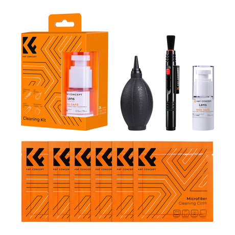 K&F Concept Kit 9-in-1 pentru curatarea lentilelor - View 1