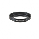 26–30mm step-up filter ring, black