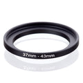 Inel adaptor step-up 37–43 mm, negru