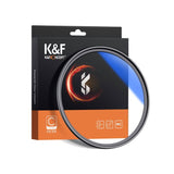K&F slim blue UV MC filter, 40.5mm, round glass lens cover