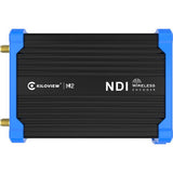 Encoder wireless HDMI la NDI Kiloview N2, carcasă neagră cu albastru
