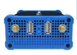 Wireless 4G encoder rear panel with two HDMI slots, antenna ports, and numbered connectors