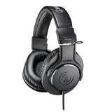 Over-ear studio headphones with padded earcups and headband
