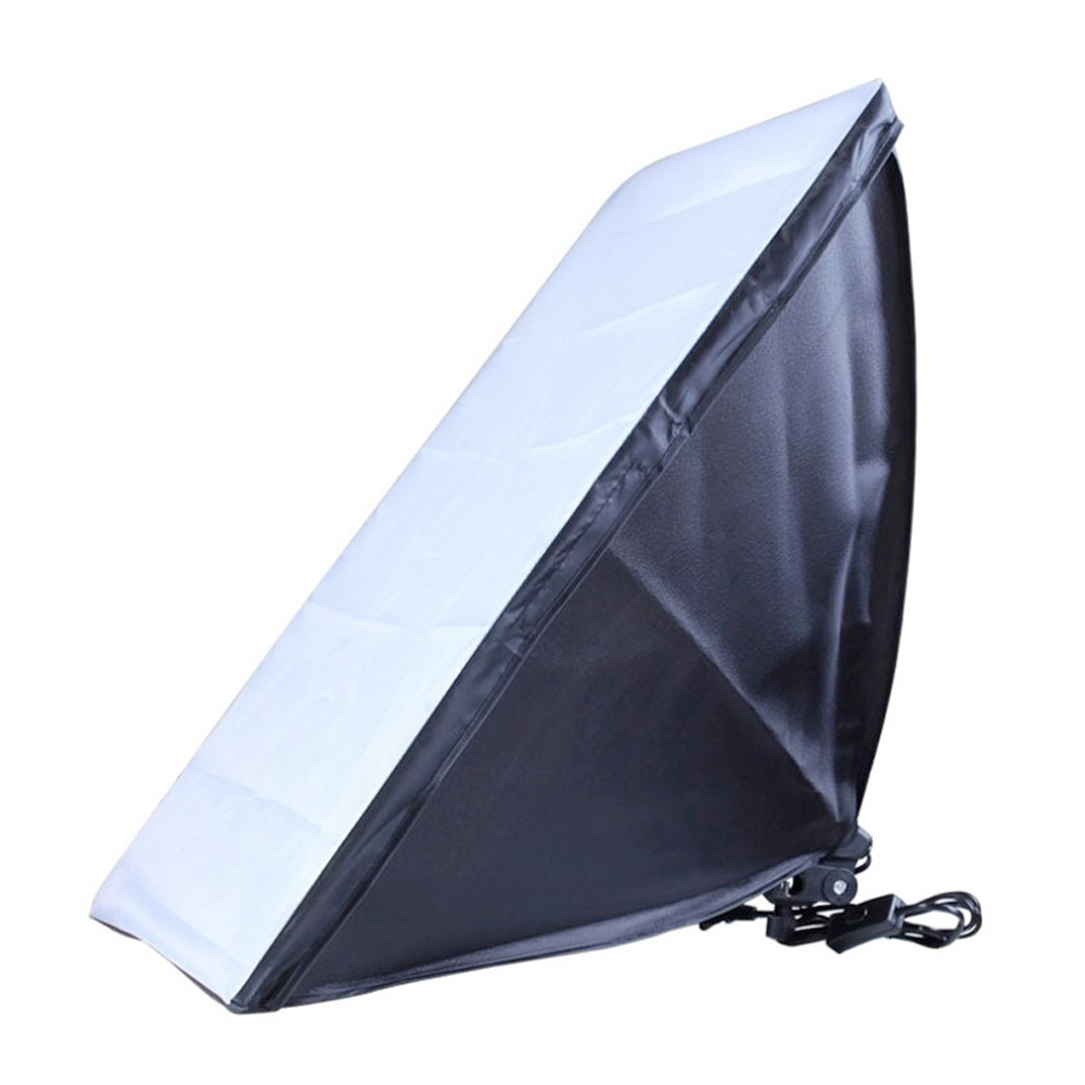 Kit 2 x lumina E27 45W cu softbox 50 x 50cm si stativ - View 2