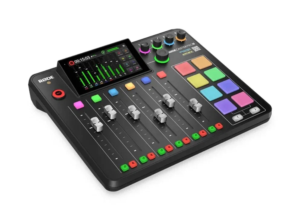 Kit Podcast Rode Rodecaster Pro II cu 2x Microfoane iCon M4 - View 2