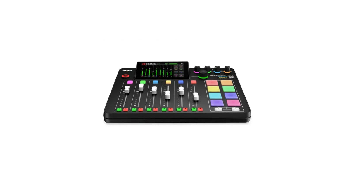 Kit Podcast Rode Rodecaster Pro II cu 2x Microfoane iCon M4 - View 3