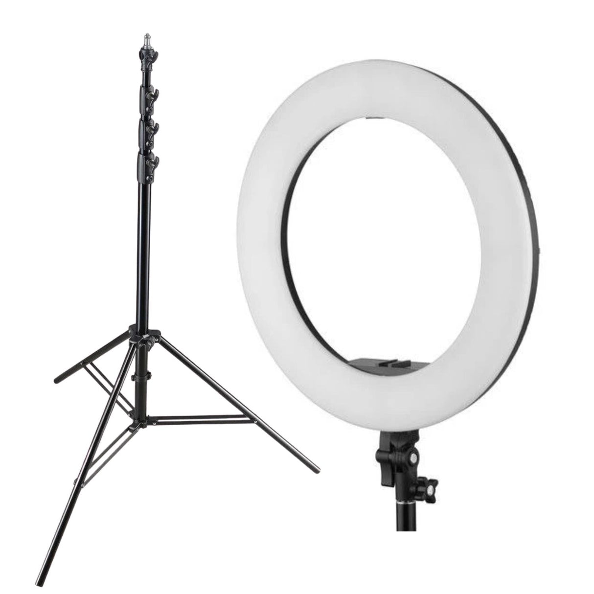 Ring-light 60W Bicolor (3200K- 5600K) cu stativ