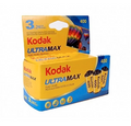 ULTRAMAX 400 color negative film set, 3 rolls, 24 exp each, 135 format