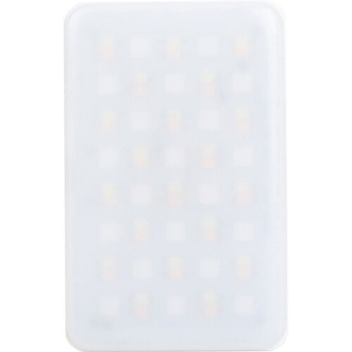 Square white LED diffuser panel with embedded LED light matrix