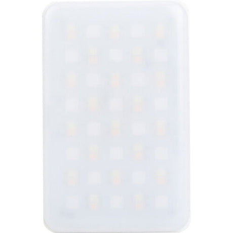 Square white LED diffuser panel with embedded LED light matrix