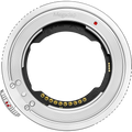 Adaptor Megadap Sony E la Nikon, inel metalic argintiu cu contacte aurii