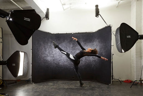 Lastolite Fundal panoramic cu rama inclusa granit 4x2.30m - View 2