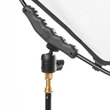 HaloCompact stand leg with black grip and threaded connector