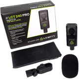 LCT 240 Pro microphone bundle with windscreen, mount, and case