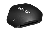Cititor de carduri LEXAR 3-în-1, carcasă neagră cu port CF vizibil