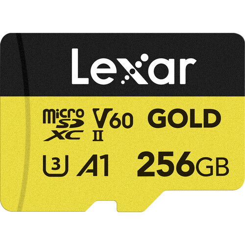 Lexar microSDXC GOLD UHS-II/C10/A1/U3 R280/W180 (V60) 256GB - View 1