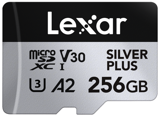 Lexar microSDXC Silver Plus 1066x UHS-I/U3/A2/4K R205/W150 (V30) 256GB - View 1