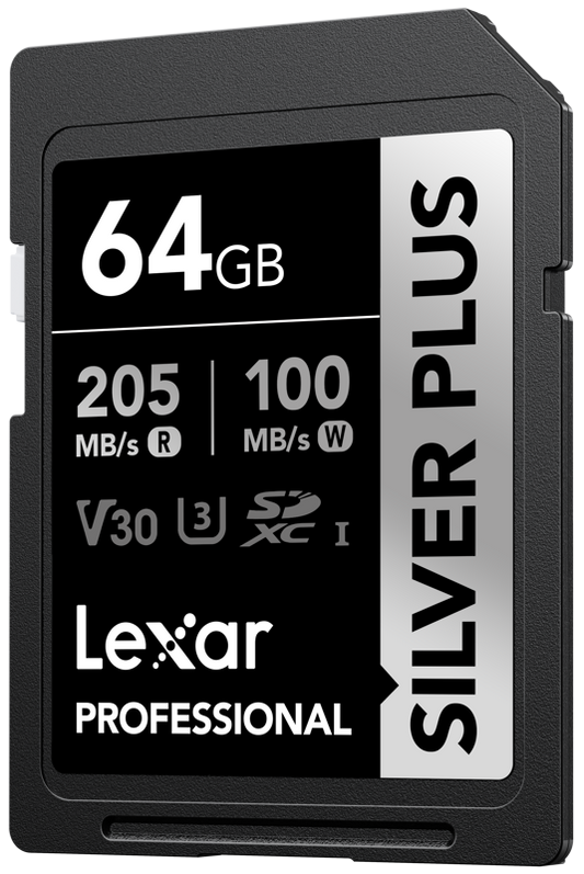 LEXAR SDXC Pro 1066x U3 UHS-I R205/W100(V30) 64GB - View 1