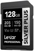 Lexar SDXC Professional SILVER Plus 1066x UHS-I/U3/A2/4K R205/W150 (V30) 128GB - View 1