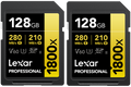 Lexar Set 2xSDXC Pro 1800x U3 UHS-II R280/W210 (V60) 128GB - View 1