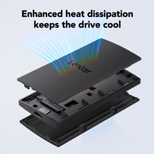 Lexar SSD SL300, USB3.2 Gen2 up to R1050/W1000, 1TB - View 4