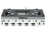 Mini video mixer rear panel with HDMI inputs and DC 12V power connection