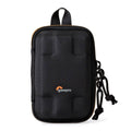 Black Lowepro Dashpoint AVC 40 II case with zipper, top handle loop and lanyard cord