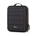 Husă dură neagră Lowepro pentru GoPro, cu mâner și compartimentare frontală