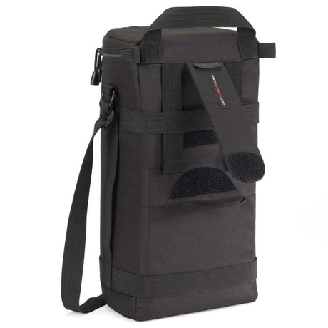 Husă obiectiv 13×32 cm, spate cu curea reglabilă și curelușă de fixare