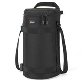 Husă obiectiv 13×32 cm, neagră, fermoar și bretea de umăr